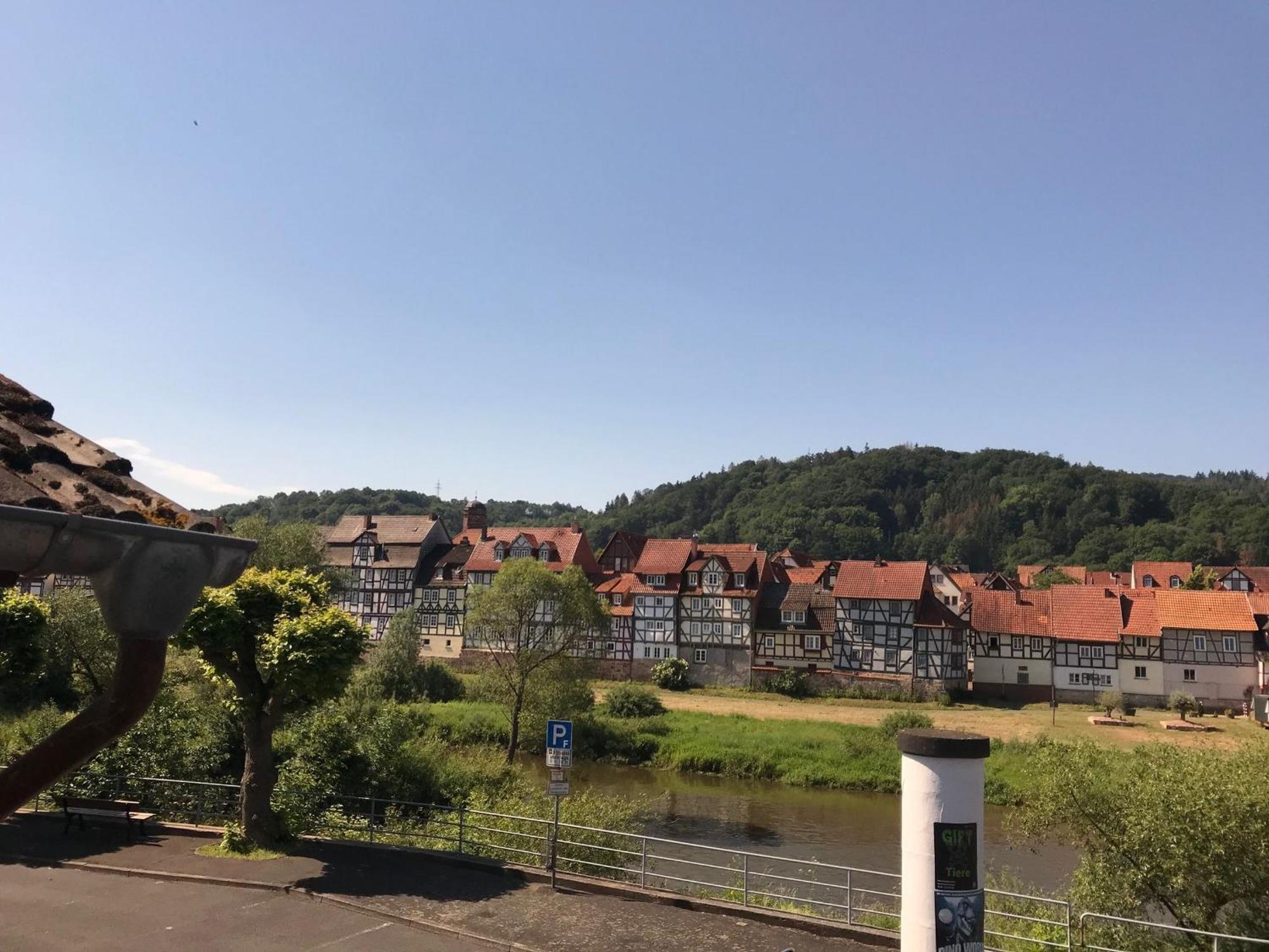 Ferienhaus Am Fulda Ufer 富尔达河畔罗滕堡 外观 照片