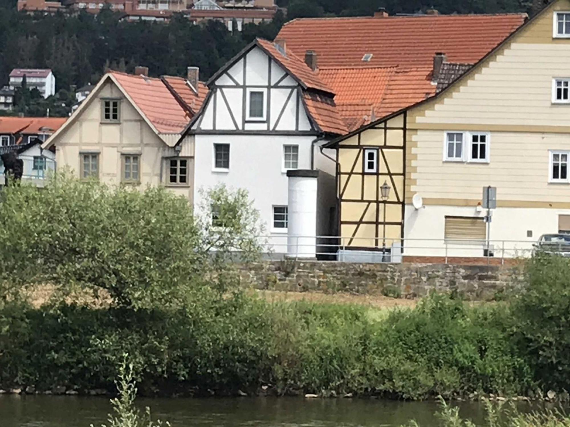 Ferienhaus Am Fulda Ufer 富尔达河畔罗滕堡 外观 照片