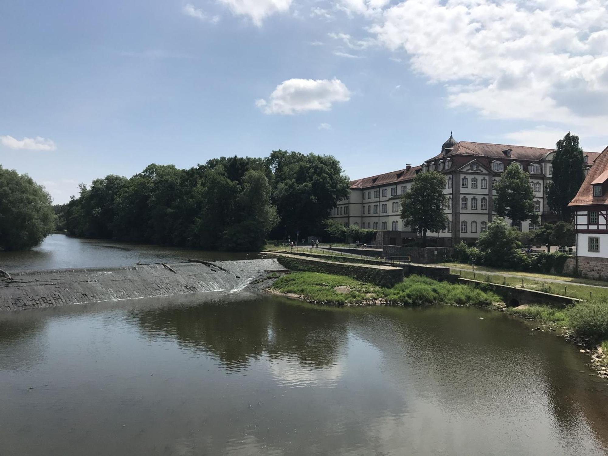 Ferienhaus Am Fulda Ufer 富尔达河畔罗滕堡 外观 照片