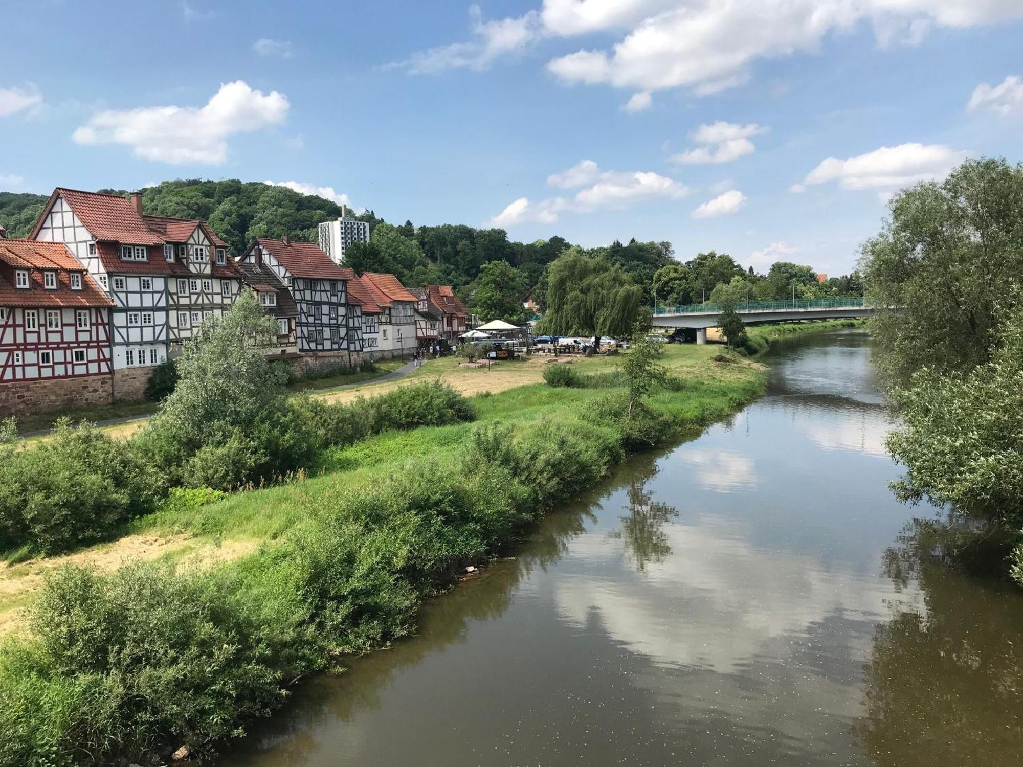 Ferienhaus Am Fulda Ufer 富尔达河畔罗滕堡 外观 照片